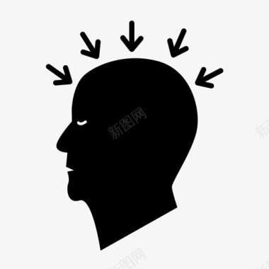 人的头人的头脑图标图标
