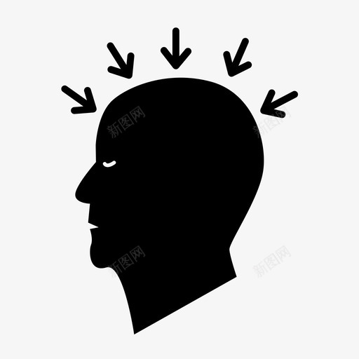 人的头人的头脑图标svg_新图网 https://ixintu.com 人的头 人的头脑