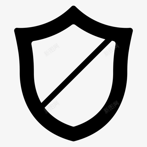 屏蔽封锁锁定图标svg_新图网 https://ixintu.com 保护 安全 安全标志符号图标 封锁 屏蔽 锁定