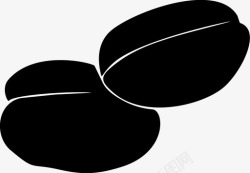 绿种子绿咖啡替代药物植物种子图标高清图片