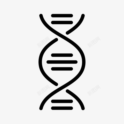 dnadna链基因图标svg_新图网 https://ixintu.com dna dna链 医学 医疗 医院 基因