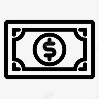 金钱商业支付图标图标