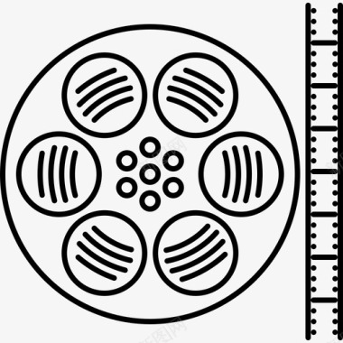 胶卷电影电影大纲图标图标