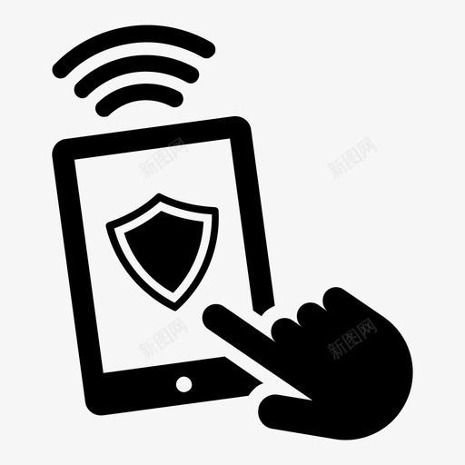 域安全自动化控制图标svg_新图网 https://ixintu.com 40个行业 保护 域安全 屏蔽 控制 自动化
