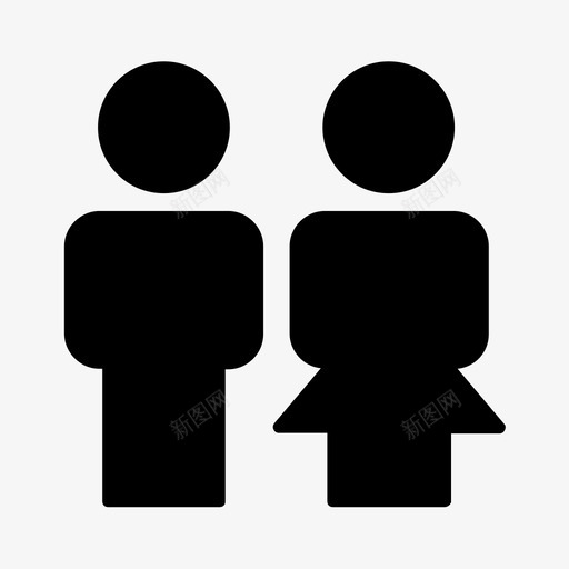 夫妻家庭爱情图标svg_新图网 https://ixintu.com 夫妻 家庭 已婚 爱情
