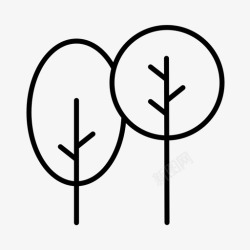 农业公园树木农业花园图标高清图片