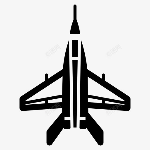 喷气式飞机飞机战斗机图标svg_新图网 https://ixintu.com 喷气式飞机 战斗机 飞机 飞行器