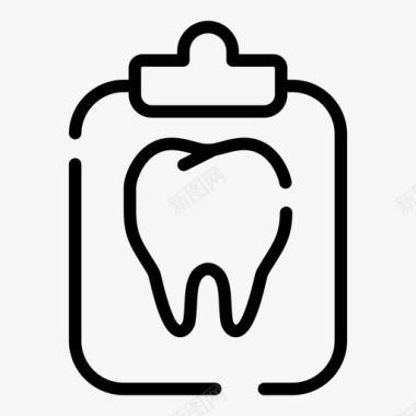 牙齿护理牙科保健图标图标
