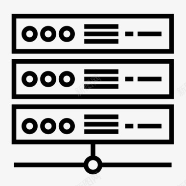 服务器数据服务器文件服务器图标图标