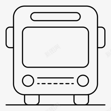 公交交通旅游图标图标