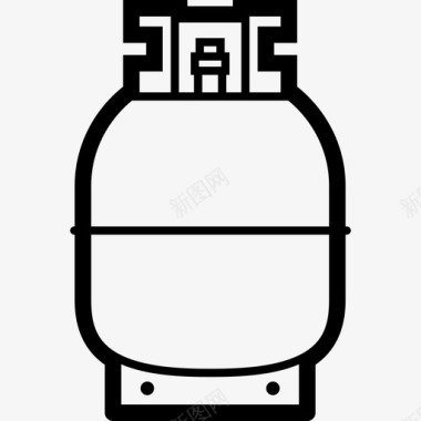 气瓶罐装压缩天然气图标图标