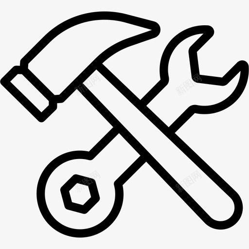 工具修理螺丝刀图标svg_新图网 https://ixintu.com 修理 工具 扳手 结构3 螺丝刀 设置