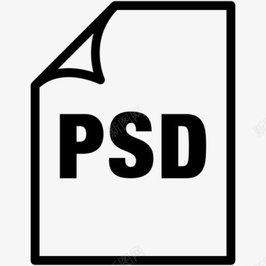 psd扩展名文件图标图标