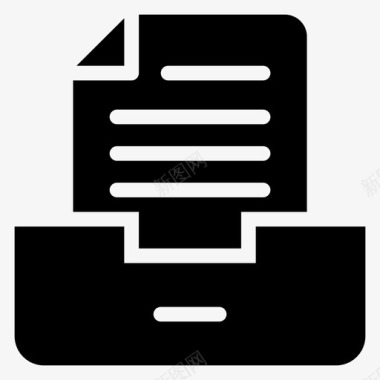 方框文档文件图标图标