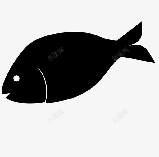 鱼动物生活在水中图标svg_新图网 https://ixintu.com 动物 生活在水中 蛋白质 鱼