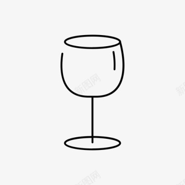 酒杯杯子晚餐图标图标