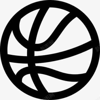 篮球运动学校设施图标图标