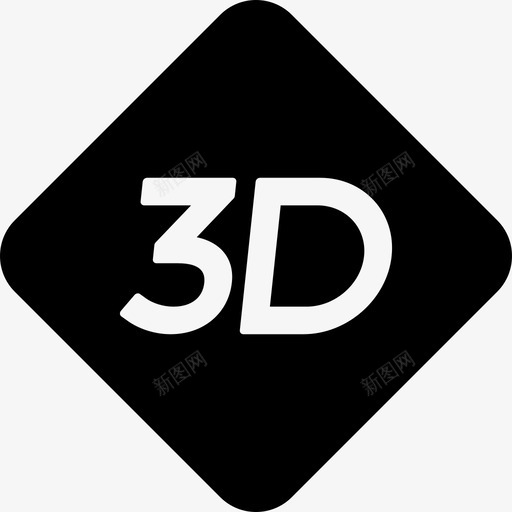 3D视频图标电影院电影摄影svg_新图网 https://ixintu.com 3D视频图标 电影摄影 电影院