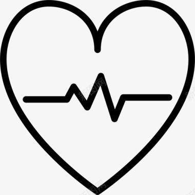 心跳健康保健图标图标