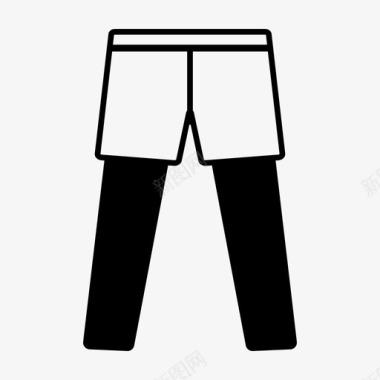 运动短裤裤子运动服图标图标