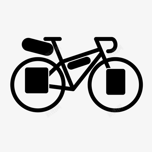 旅游自行车自行车包装碎石图标svg_新图网 https://ixintu.com 旅游自行车 碎石 自行车包装