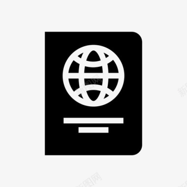 护照身份证国际护照图标图标