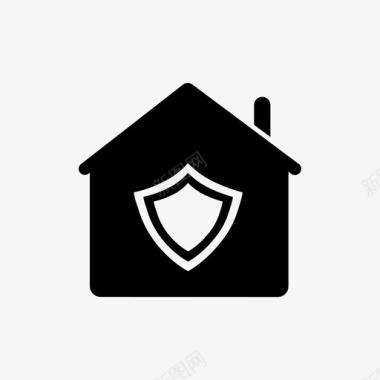 家庭保护锁保险箱图标图标