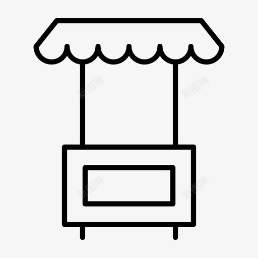 售货亭购买嘉年华图标svg_新图网 https://ixintu.com 售货亭 嘉年华 展位 市场 购买 销售