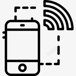 热点项目wifi热点移动互联网wifi网络图标高清图片