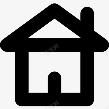 住宅大厦家庭住宅图标图标