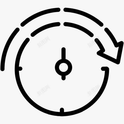备份时钟计数器分钟图标svg_新图网 https://ixintu.com 体育活动 分钟 备份时钟 计数器