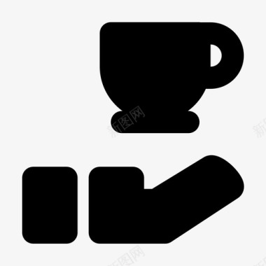 免费咖啡手材料图标服务质量图标