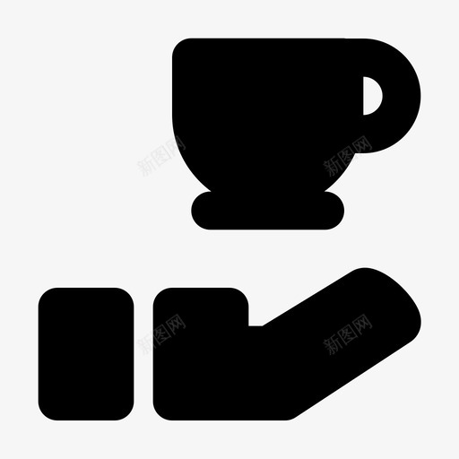 免费咖啡手材料图标服务质量svg_新图网 https://ixintu.com 免费咖啡 手 材料图标服务质量