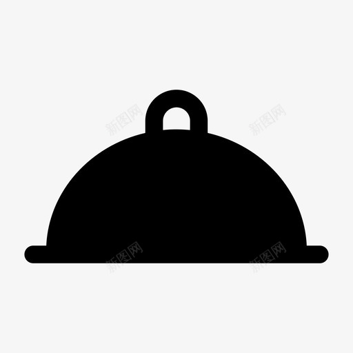 食物盘图标svg_新图网 https://ixintu.com 食物盘
