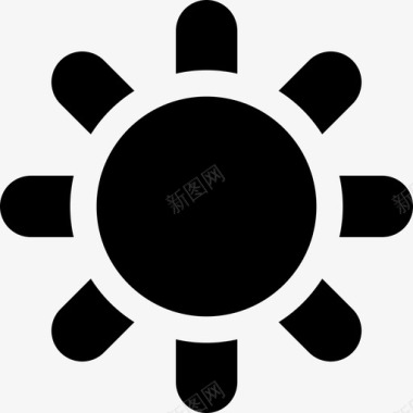 太阳天气四季图标图标