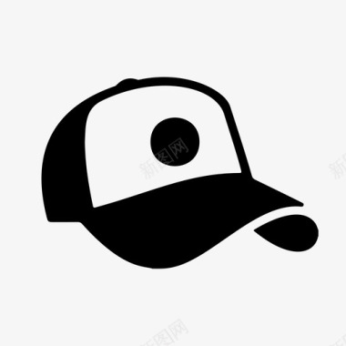 帽子棒球帽头饰图标图标