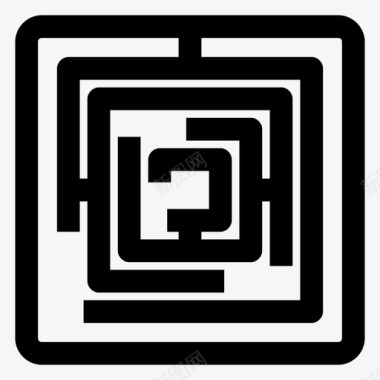 迷宫游戏网络图标图标