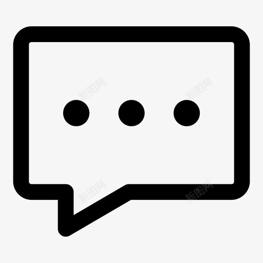 聊天聊天泡泡讨论图标svg_新图网 https://ixintu.com 普通 消息 聊天 聊天泡泡 讨论 语音泡泡
