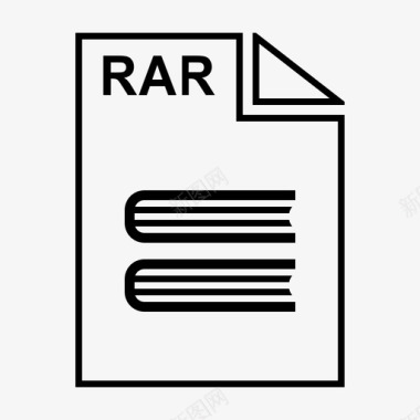 压缩文件 RAR图标