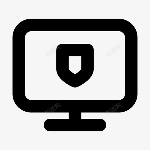 电脑保护硬件服务图标svg_新图网 https://ixintu.com 技术 服务 材料图标服务质量 电脑保护 硬件 软件