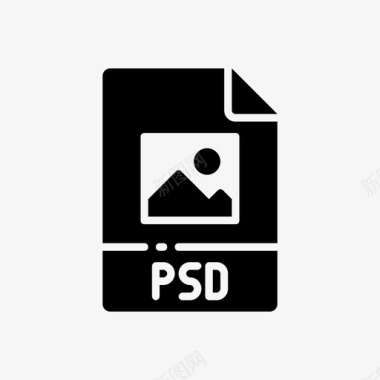 psd文档扩展名图标图标