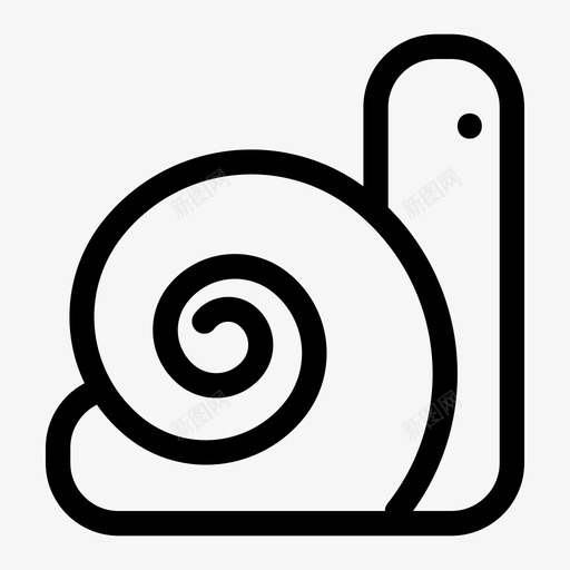 蜗牛昆虫鼻涕虫图标svg_新图网 https://ixintu.com 昆虫 蜗牛 鼻涕虫