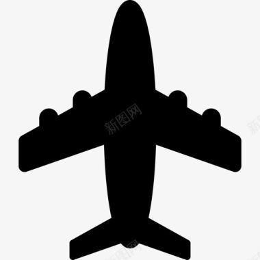 飞机运输在机场图标图标