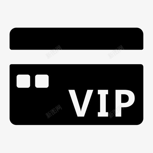 会员VIP卡svg_新图网 https://ixintu.com 会员VIP卡