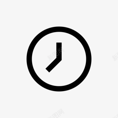 时钟截止日期小时图标图标