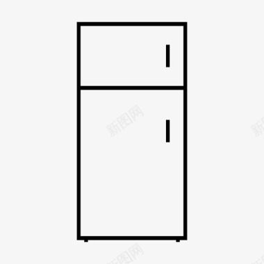 冰箱食物冰柜图标图标