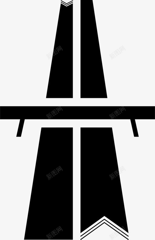 公路桥梁道路图标svg_新图网 https://ixintu.com 公路 桥梁 街道标志 路标 道路
