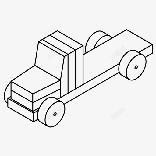 卡车卡米恩游戏图标svg_新图网 https://ixintu.com 卡米恩 卡车 木制玩具 游戏 玩具卡车 运输