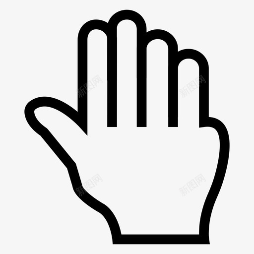 点击手指鼠标图标svg_新图网 https://ixintu.com 工具 手势线条图标 手指 按键 点击 触摸 鼠标
