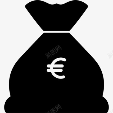 欧元包银行货币图标图标